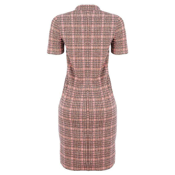REDTAG Casual Plaid Dress for Women Nawao.com
