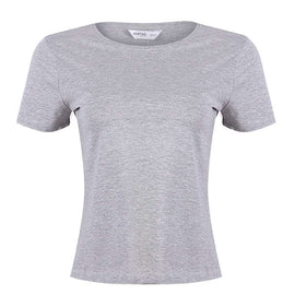 REDTAG Grey Crew Neck T-Shirt Nawao.com
