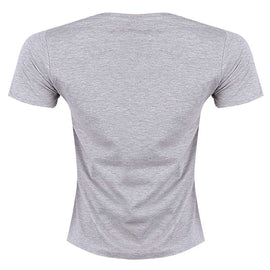 REDTAG Grey Crew Neck T-Shirt Nawao.com