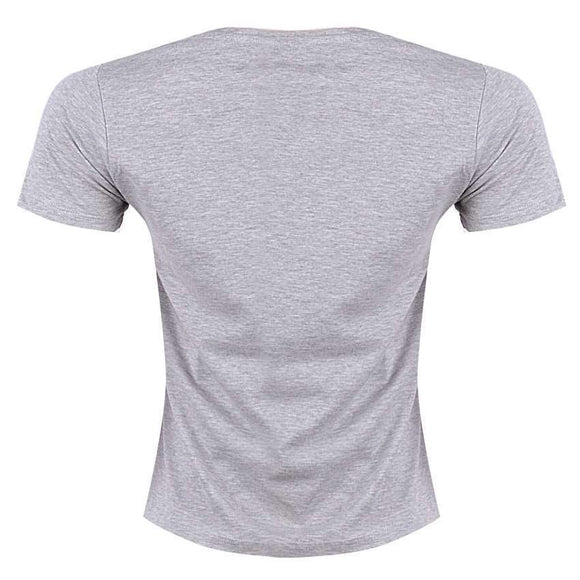 REDTAG Grey Crew Neck T-Shirt Nawao.com