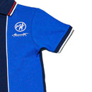 Reed Vertical Paneled Polo Shirt Nawao.com