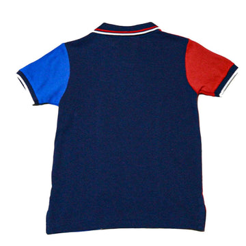 Reed Vertical Paneled Polo Shirt Nawao.com