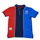 Reed Vertical Paneled Polo Shirt Nawao.com