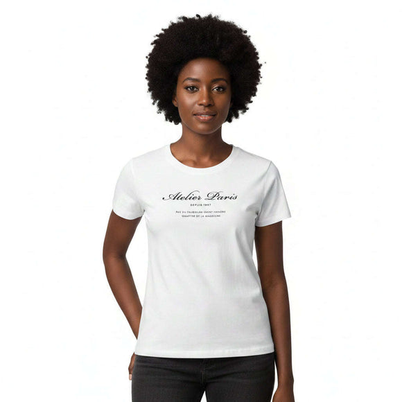 Rib Tshirt White Nawao.com