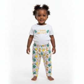 Pink Pineapple Print Pyjama Set Pale Pink REDTAG