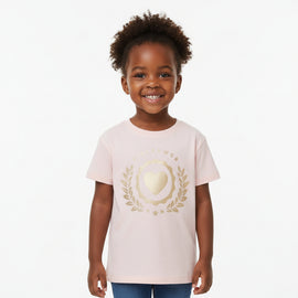 Pink Girl Power Placement Print Tshirt