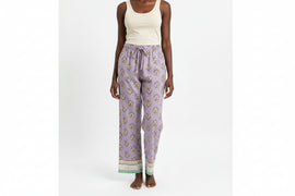 Lavender Floral Table Pyjama Bottom Assorted