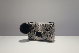 Multi Color Croc Cross Body Bag