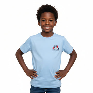 Sky Blue Embroidery Tee Sky Blue