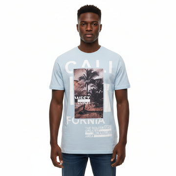 Sky Blue Graphic T Shirt Sky Blue