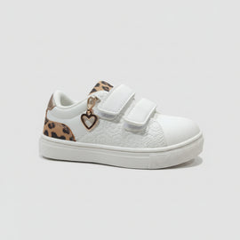 White Textured Sneaker