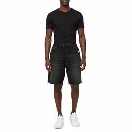 Black Denim Shorts REDTAG