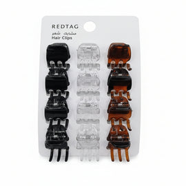 Jaw Hair Clip Set 12Pcs
