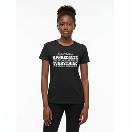Black S S T Shirt REDTAG