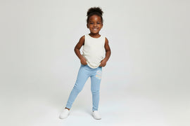 Blue Placement  Print Leggings Blue 2 3 Years