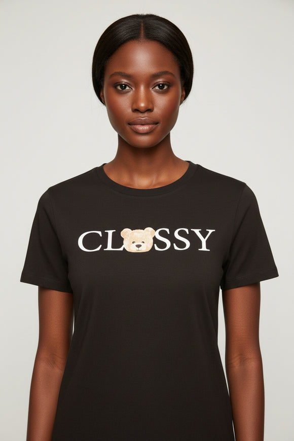 Black Graphic T Shirt