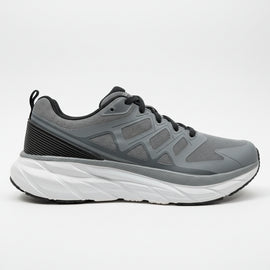 Grey Material Block Sneakers