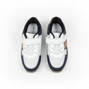 Navy Material Block Slim Runner Navy-2