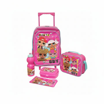 Purple L O L Surprise  5 In 1 Value Pack  16  Trolley Bag