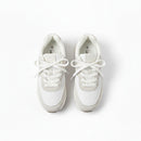 White Lace Up Slimrunner White REDTAG