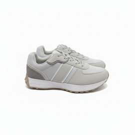 Grey Material Block Sneakers Pale Grey REDTAG