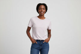 Lilac Minnie Embroidered T Shirt