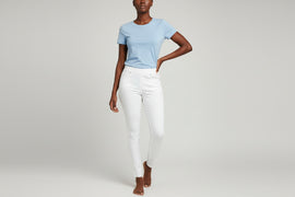 White Ladies Jeggings