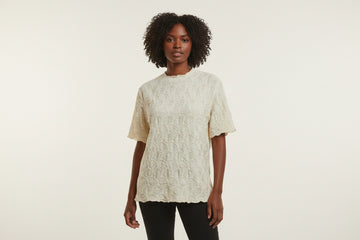 Beige Textured Knit Top REDTAG