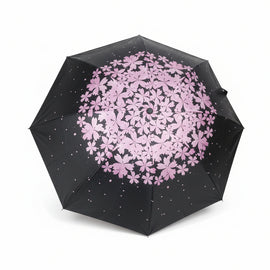 Black Foldable Umbrella - 0