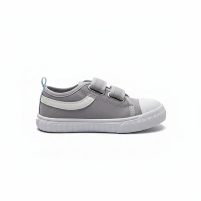 Grey Double Strap Sneaker Mid Grey - 0