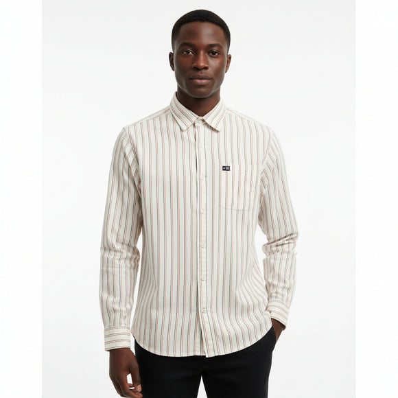 White Mens Casual Shirt