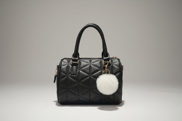 Pink Quilted Bollin Bag