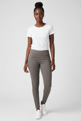 Grey Skinny  Knit Jegging