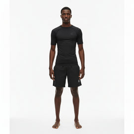 Black Solid Shorts REDTAG