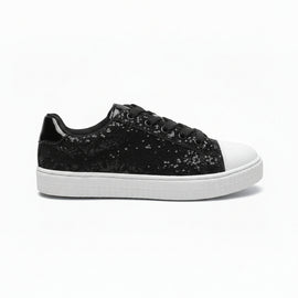 Black Glitter Sneaker Black REDTAG