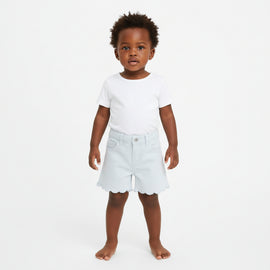 Light Blue Denim Shorts Light Wash