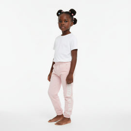 Pale Pink Placement Print Track Pant