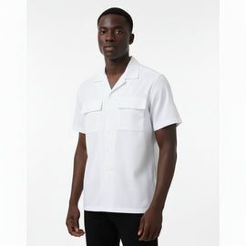 White Ripstop Utility Shirt REDTAG
