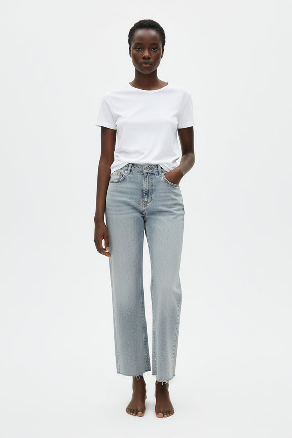 Blue Straight Fit Jeans