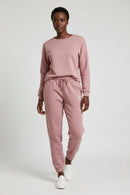 Pale Pink Elasticated Hem Jog Pant-1