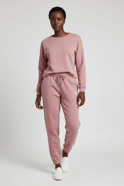 Pale Pink Elasticated Hem Jog Pant