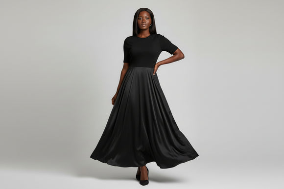 Sage Jersey And Gathered Maxy Dress Pale Green Uk8