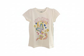 White Wild Child Placement Print H S T Shirt White 2 3 Years