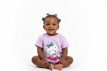 Lilac Fuirts Placement Print T Shirt Lilac REDTAG