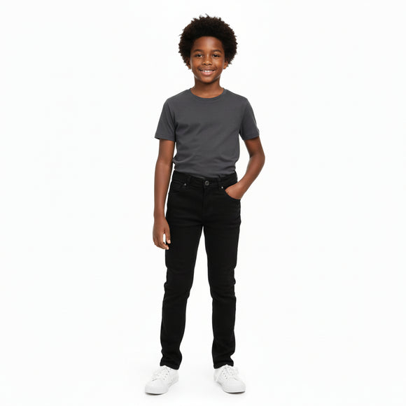 Bsr 365 5Pkt Stretch Slim Fit Black REDTAG