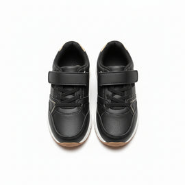 Black Matterial Block Sneaker Black - 0