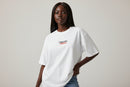White Active T Shirt With Print Artwork White Uk10-1