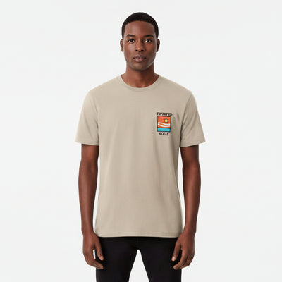 Beige Mens Tshirt