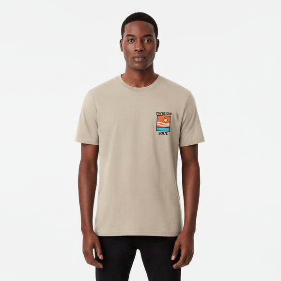 Beige Mens Tshirt