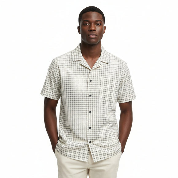 White Seersucker Shirt